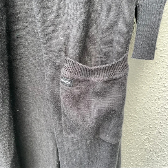 RVCA black duster cardigan Sz Small - Picture 3 of 5